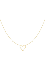 Doted Heart Necklace