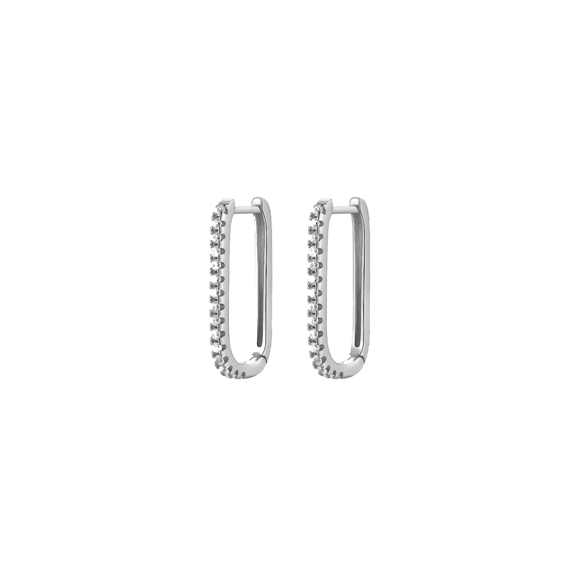 Shiny Oval Hoops